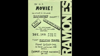 Ramones   Live at The Roxy, West Hollywood, California, USA 14/12/1978 (R'N'R HIGH SCHOOL MOVIE)