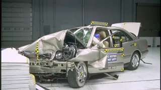 1997 MercedesBenz E420 was crash tested on April 16, 1997 into a fixed deformable barrierat 64.3km/h