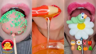 MOST POPULAR FOOD COMPILATIONS Satisfying ASMR Eating Emoji Food challenge Mukbang 먹방