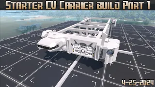 Empyrion Galactic Survival - Starter CV Carrier Build Part 1