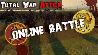 The Power of Pushtigban! | Sassanids vs WRE | Total War Attila Online Battle