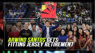 Arwind Santos reflects on jersey retirement with SMB, shares future plans | ABS-CBN News