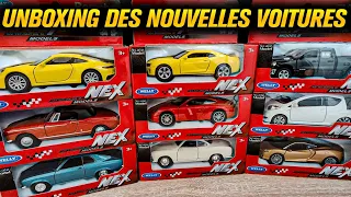 Unboxing de mes 9 NOUVELLES Welly Nex ! (Voitures miniatures)