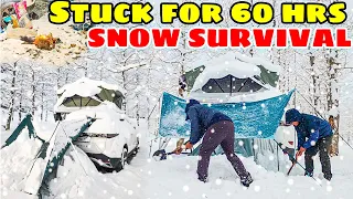 Vlog 339 | 60 GHANTE FASE RHE BARF ME❄️. SNOW SURVIVAL IN SISSU 🤦 CAMPING IN SNOW