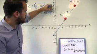 using the distance formula