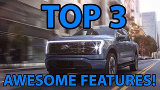 My Top 3 Favourite Features of The Brand New 2022 Ford F150 Lightning Electric Truck