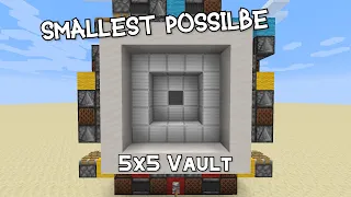 Easy 5x5 Vault Door Minecraft