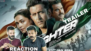 Fighter Official Trailer Reaction | Hrithik Roshan Deepika Padukone Siddharth | Entertainment Kizhi