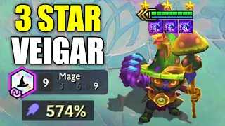 TRIPLE LUDEN VEIGAR ⭐⭐⭐ 9 Mage vs 9 Elderwood 3 Star Veigar (Teamfight Tactics TFT Fates Set 4)