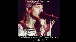 Axl Rose changing voice on knocking on heaven's door part 1