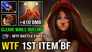 WTF 1st ITEM Battle Fury LC +410 Duel DMG Insane Cleave with Full Aghanim Effect + Silver Edge DotA