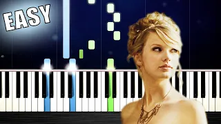 Taylor Swift - Love Story - EASY Piano Tutorial by PlutaX