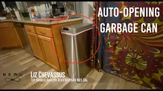 ★★★★☆ hOmeLabs 13 Gallon Automatic Trash Can Review - Kitchen Sensor Auto Open Large Garbage Can