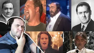 O Holy Night Tenor Battle: Caruso, David Phelps, Pavarotti, Jussi Bjorling, Homefree, Andrea Bocelli