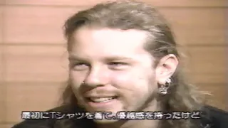 'PURE ROCK'  1989 japan TV  METALLICA interview