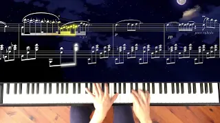 Chopin - Nocturne Op. 9 No. 2 + animated sheet music