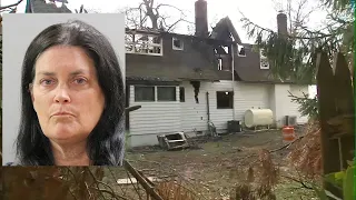 Woman charged with murder and arson in death of man inside LI home