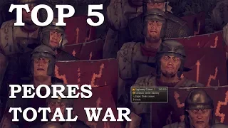 TOTAL WAR | TOP 5 PEORES Total War