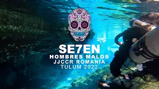 Amazing Cave Dive to Blue Abyss from Cenote Nohoch with scooters and rebreathers, Mexico - Tulum