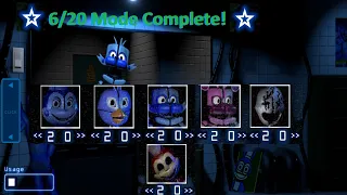 FNaF Jolly 1: Custom Night - I beat the Jolly's Fun Land Challenge! (6/20 Mode)