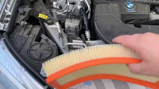 BMW X5 F15 xDrive40e (N20) Air Filter Change