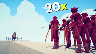 20x ARCHER vs EVERY FACTION TEAM - Totally Accurate Battle Simulator TABS