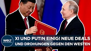 MOSKAU: Xi und Putin einig! Schulterschluss zwischen China und Russland - Drohungen gegen den Westen