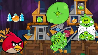 Angry Birds Classic - Force Chemical Poison To All Piggies Short Fuse Walkthrough!