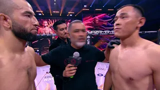 Узбекский Чимаев забил в партере. Полный бой OCTAGON 49: Азизхон Азимов vs Мирлан Мирзамаматов