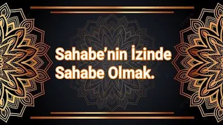 Sahabe’nin İzinde Sahabe Olmak. #tevhid #İslam #ezan