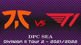 Fnatic vs T1 Highlights - DPC SEA