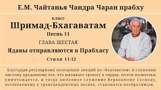 Е.М. Чайтанья Чандра Чаран прабху - Класс Шримад Бхагаватам 11.6.11-12