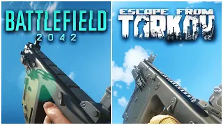 Battlefield 2042 vs Escape from Tarkov - Weapons Comparison