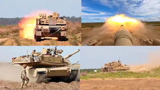 Incredible Firepower: Live-Fire Weapons Training with M1A2 Abrams Tanks Qualify in Lithuania