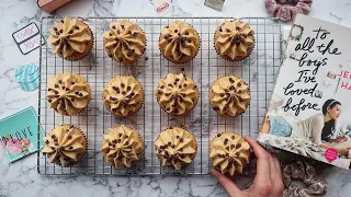 To All The Boys I've Loved Before [Baking Part 1]: Lara Jean's Peanut Butter Chocolate Cupcakes