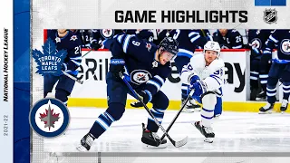 Maple Leafs @ Jets 12/5/21 | NHL Highlights