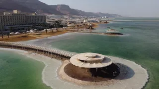 Dead Sea | 4K video | Ein Bokek | Drone Shot
