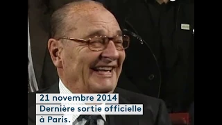 Les dernières apparitions publiques de Jacques Chirac
