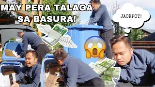 DUMPSTER DIVING BOXES PUNO EUROS NASA BASURA MAKIKITA | DAMING PERA NAKUKUHA SA BASURA! Oliver Cagas