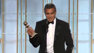 George Clooney Golden Globe 2012 Acceptance Speech