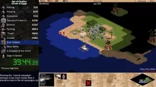 Age of Empires - Ascent of Egypt campaign speedrun in [1:16:26]