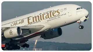 Emirates Airbus A380 SUPER Takeoff | Sydney Airport Plane Spotting | A6-EUF