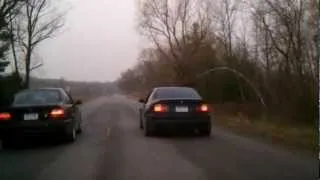 E46 M3 VS 540I ROLLING START