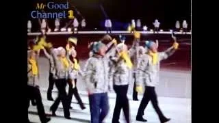 Парад спортсменов Олимпийские игры Сочи 2014 Украина выход спортсменов  Winter Olympic Games Sochi 2