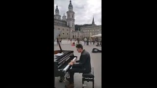 Thomas Krüger – First Light & Pjanoo (Piano Version) Live At Mozartplatz In Salzburg