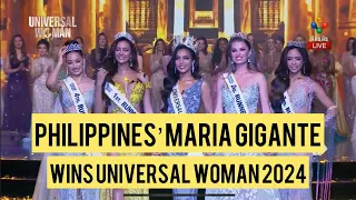 Philippines wins Universal Woman 2024! MARIA GIGANTE FULL PERFORMANCE!