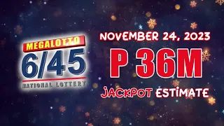 [LIVE] PCSO 9:00 PM Lotto Draw - November 23,  2023