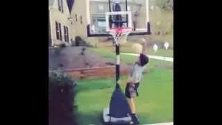 When an epic dunk fails...