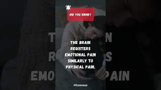 "Heartbreak and Brain Pain: The Surprising Connection" #psychologyfacts #shorts