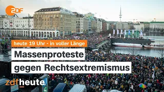 heute 19:00 Uhr 19.01.24 Rechtsextremismus, Staatsangehörigkeitsrecht, Bundeshaushalt 2024 (english)